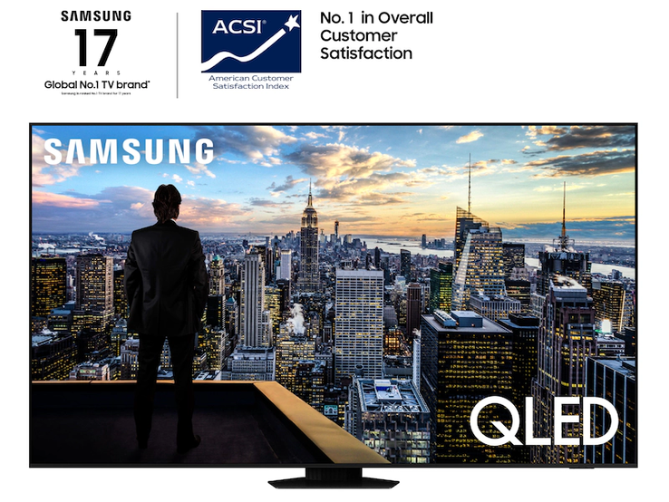 The 98-in Samsung 2023 Q80C 4K TV. (Image source: Samsung)