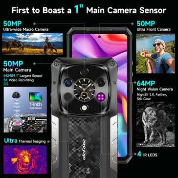 The second display can show notifications (Image source: Ulefone)