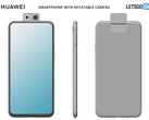 One of Huawei's alleged new flip-phone designs. (Source: LetsGoDigital)