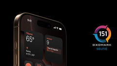 iPhone 16 Pro Max gets the top overall score in DxOMark&#039;s selfie tests (Image source: Apple and DxOMark - edited)