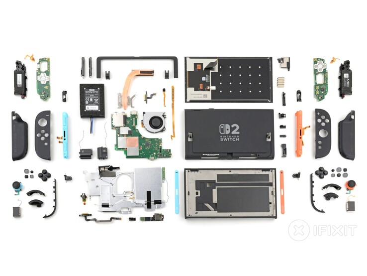 Nintendo Switch 2 teardown.