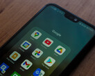 An android smartphone pictured