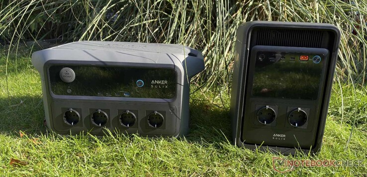 The Anker Solix S2000 (right) is slightly deeper and taller, but considerably narrower and lighter than the C2000 Gen 2.