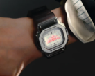 The C2H4 x Casio G-Shock G-5600 “The Space Age” Edition watch has a stainless-steel bezel. (Image source: C2H4)