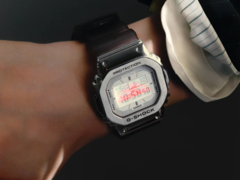 The C2H4 x Casio G-Shock G-5600 “The Space Age” Edition watch has a stainless-steel bezel. (Image source: C2H4)