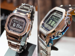The front and side profile of the Casio GMW-BZ5000RC-1, as seen in hands-on images.
