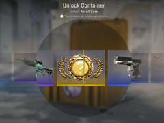 A screengrab of a Recoil Case in Counter Strike 2 being opened