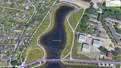 GNSS test ride: around the lake