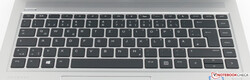The HP ProBook 440 G6 keyboard