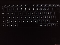 Huawei MateBook D 14 - keyboard backlight