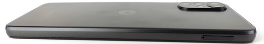 Left side of housing (card slot)