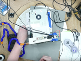 Ben Heck repairing the Super NES CD-ROM prototype. (Image: YouTube, The Ben Heck Show)