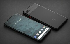 Concept render of a Google Pixel 4 smartphone in black. (Image source: Twitter/Jonas Daehnert)