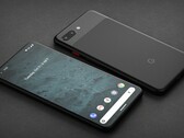 Concept render of a Google Pixel 4 smartphone in black. (Image source: Twitter/Jonas Daehnert)