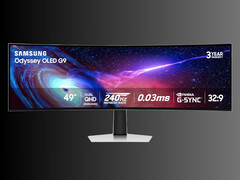 Samsung Odyssey G9 G93SC curved OLED gaming monitor (Image source: Samsung)