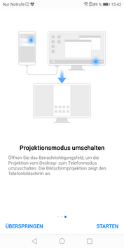 Huawei Mate 10 Pro: Projection mode / Desktop mode