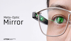 TDK’s prototype projects a monochrome image directly onto the wearer’s retina.