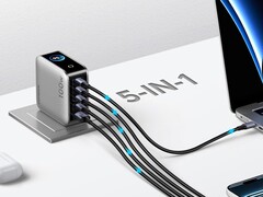 The Ugreen Nexode Pro charging 5 devices.