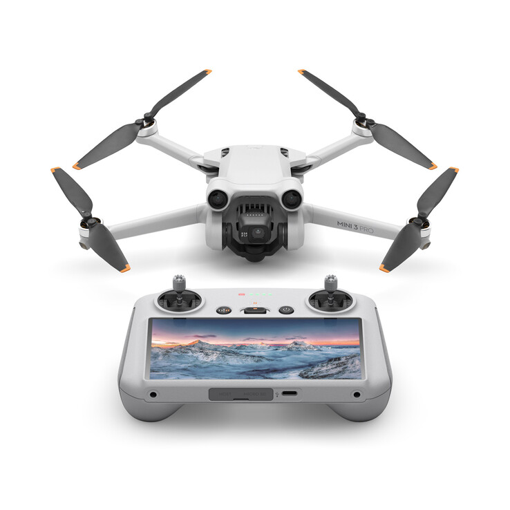 The DJI Mini 3 Pro with its DJI RC remote controller. (Image source: DJI)