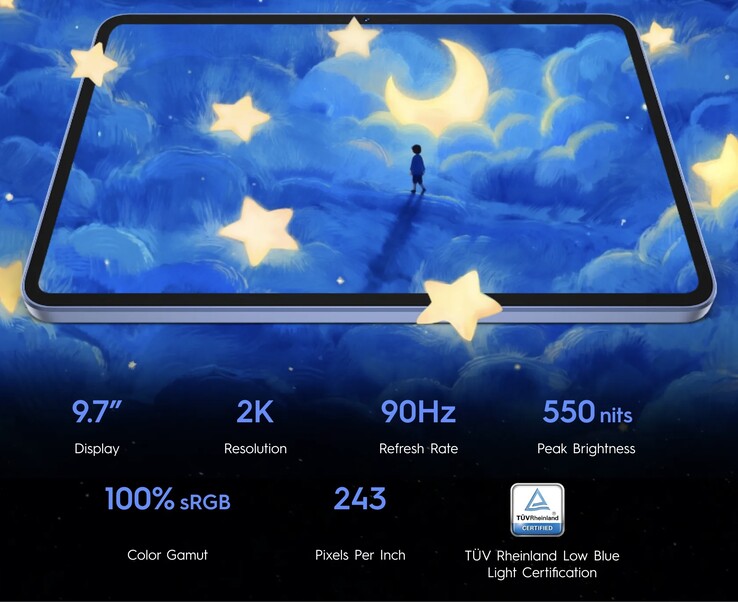 The Megapad SE 2’s display specifications.