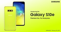 The Samsung Galaxy S10e is also now official. (Source: Samsung) The Samsung Galaxy S10e is also now official. (Source: Samsung)