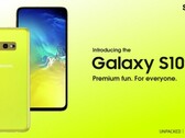 The Samsung Galaxy S10e is also now official. (Source: Samsung)