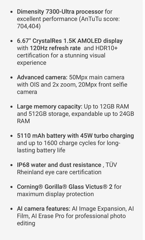 The Poco X7. (Image source: via Paras Guglani)