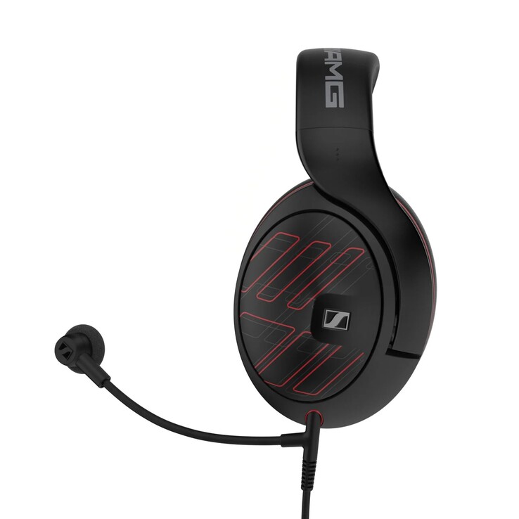 The Sennheiser HD 620S Mercedes-AMG Edition features a built-in HD 500 boom arm mic.