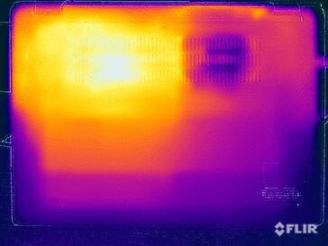 Stress test surface temperatures (bottom)