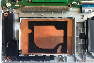2.5-inch HDD slot: connection on the mainboard