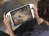 The Abxylute 3D One handheld gaming PC displays images in 3D thanks to display technology from Tencent Games. (Image source: Abxylute)