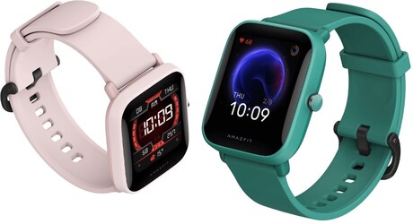 The Amazfit Bip U Pro comes in some rather pleasant pastel colours aside from the usual black affair. (Image source: Amazfit)