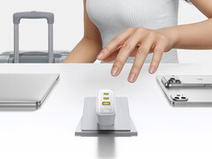 The charger costs around $14 in China. Pictured: a promo picture showing the top of the adapter.