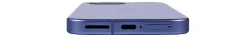 Bottom: speaker, USB, microphone, SIM