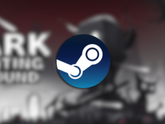 Dark Hunting Ground spent nearly a year in early access before its 1.0 release. Pictured - the official game banner with the Steam logo overlaid on top. (Image source: Steam - Edited)