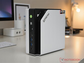 The base EVO-X2 is currently available at $1,394.99 with the code. Pictured: the mini PC. (Image source: Notebookcheck)