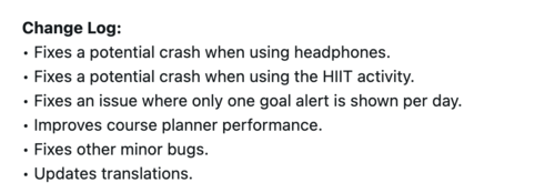 The release notes for Garmin software version 16.37