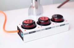 The latest power strip from Genki features four USB-C ports with an overall output of 240 watts. (Image source: Genki)
