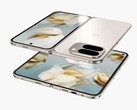 The Google Pixel 10 Pro Fold is said to have a thinner hinge. (Image source: @OnLeaks / Android Headlines)