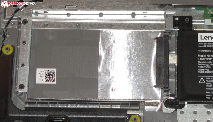 There is also space for a 2.5-inch SATA drive.