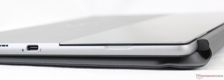 Right: USB-C w/ Thunderbolt 4 + Power Delivery and DisplayPort 1.4