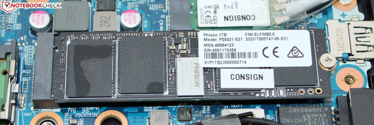 A PCIe 4 SSD serves as the system drive.