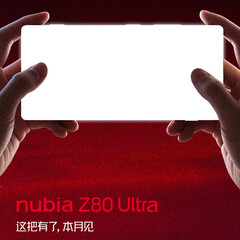 The Z80 Ultra will be Nubia&#039;s next flagship smartphone. (Image source: Nubia)