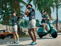 The Summer Ready Pack for PUBG includes a floral shirt, summer shorts, and a bucket hat (pictured), plus 5,000 BP (Battle Points), loot caches, Hunter's Chest Packs, and keys. (Image source: Steam)
