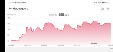 Pulse measurements with the Huawei Watch Ultimate