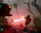 The Gunk screenshot showing players fighting the infection