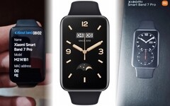 The elegant Xiaomi Smart Band 7 Pro appears to be getting ready to arrive on the European/global stage. (Image source: Xiaomi & Reddit u/shonazan - edited)