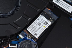 The YMTC SSD in the Lenovo ThinkBook 14 G9 IPL.