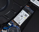 The YMTC SSD in the Lenovo ThinkBook 14 G9 IPL.