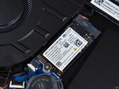 The YMTC SSD in the Lenovo ThinkBook 14 G9 IPL.